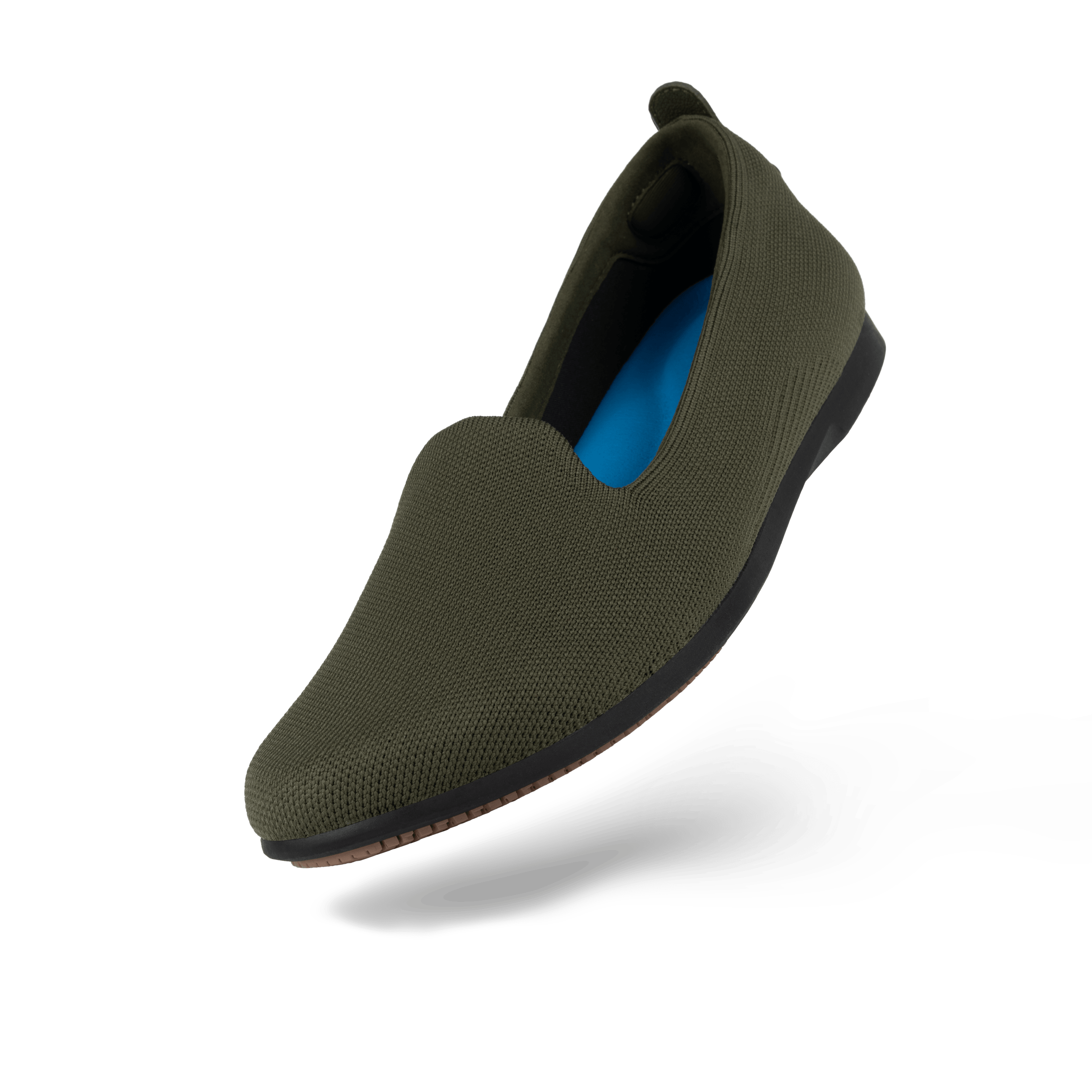 Women's Market Flat - Dark Olive/Black - Image 8